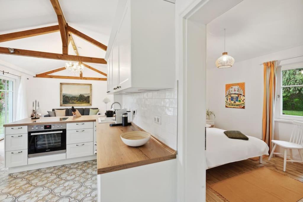 Idylisches Cottage Mit Reh Worthsee Bagian luar foto