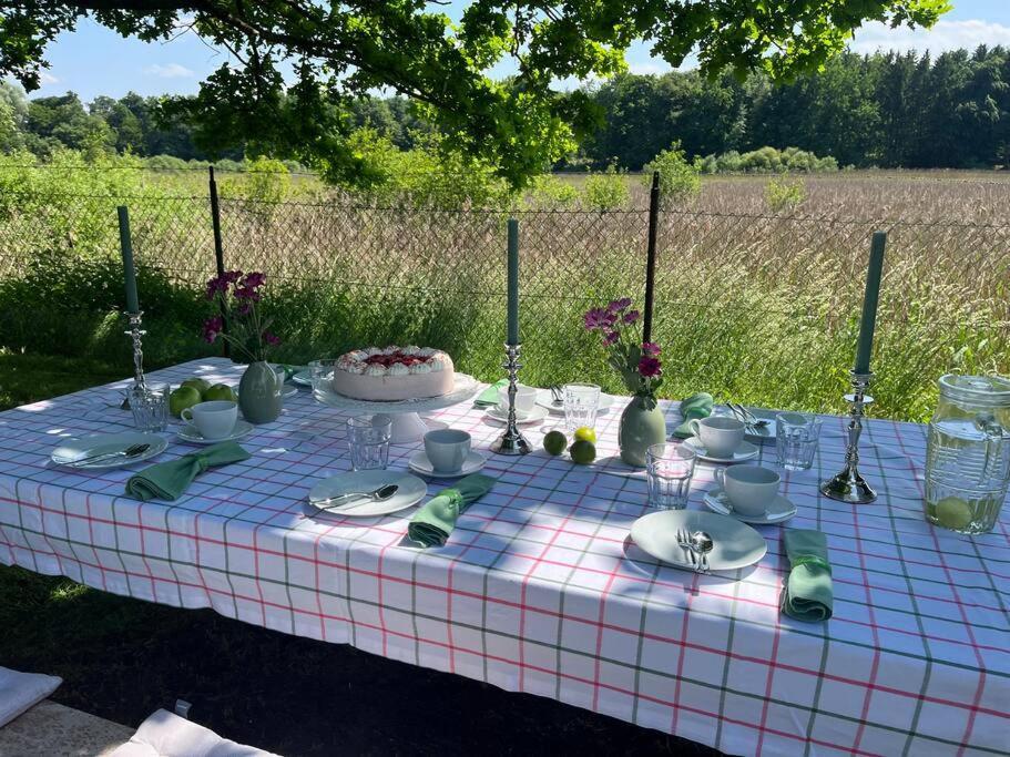 Idylisches Cottage Mit Reh Worthsee Bagian luar foto