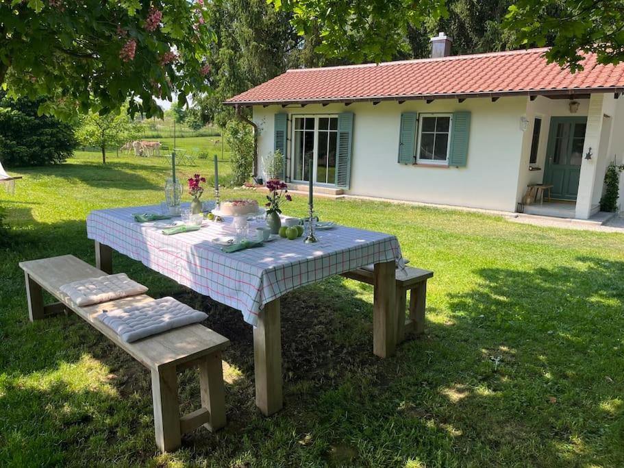 Idylisches Cottage Mit Reh Worthsee Bagian luar foto